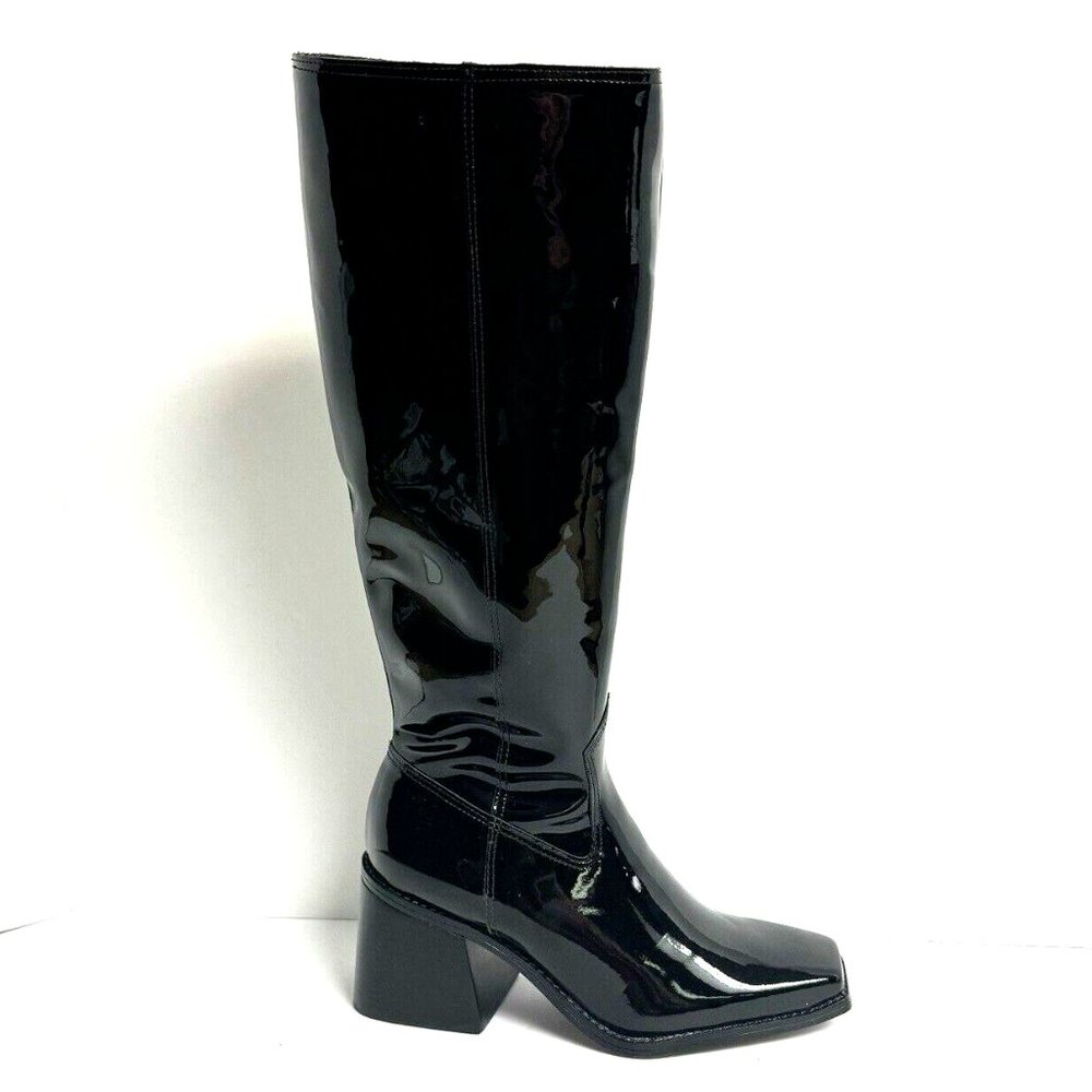 Vince Camuto Womens Sangeti Knee High Boot Black Size 7.5M-Wide Calf